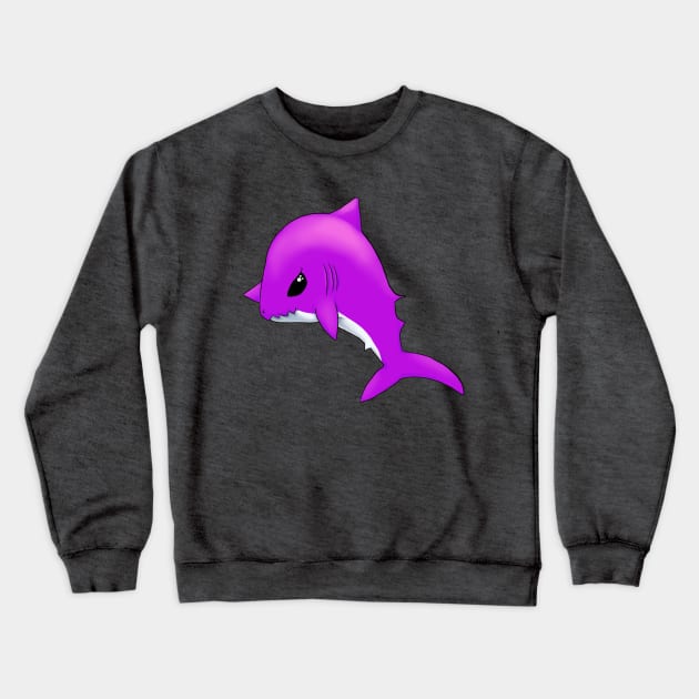 Chibi Shork Crewneck Sweatshirt by vligerdragon